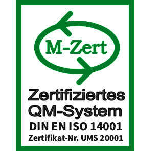 M-Zert Zertifikat DIN EN ISO 14001